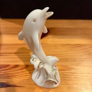 LENOX CHINA DOLPHIN•BEAUTIFUL PIECE
CREAM WITH GOLD TRIM